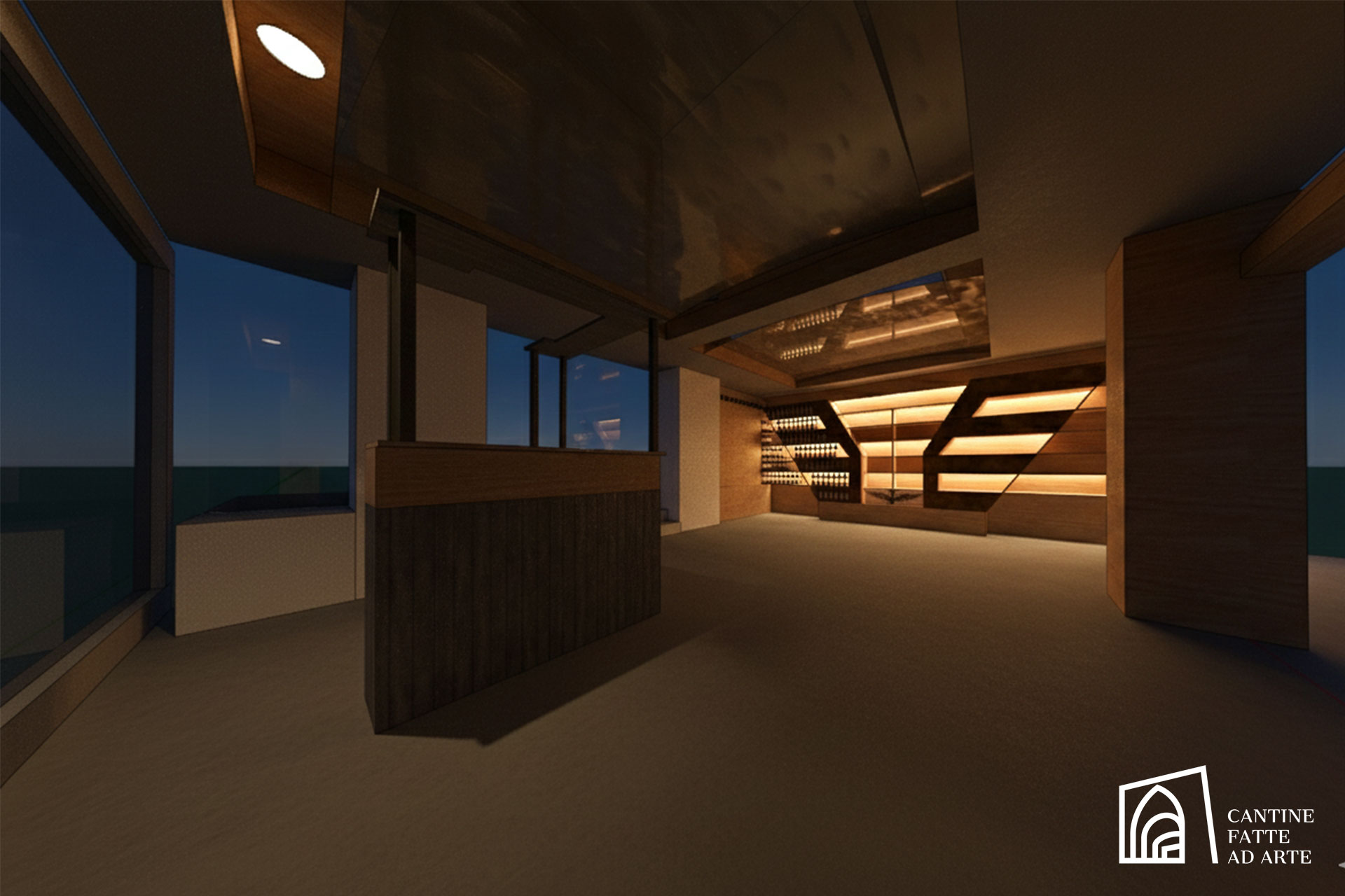 sala degustazione e bottiglieria ami roma 4